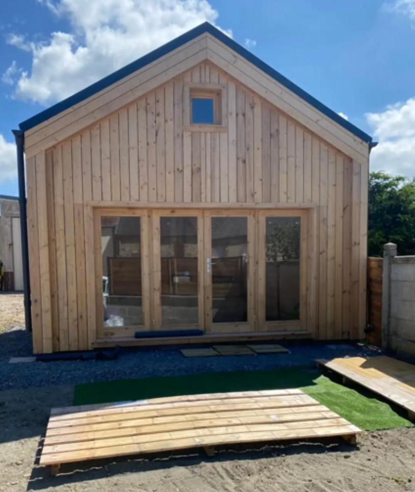 Maison En Bois 1 Chambre 4 Couchages Type Tiny House Granville Buitenkant foto