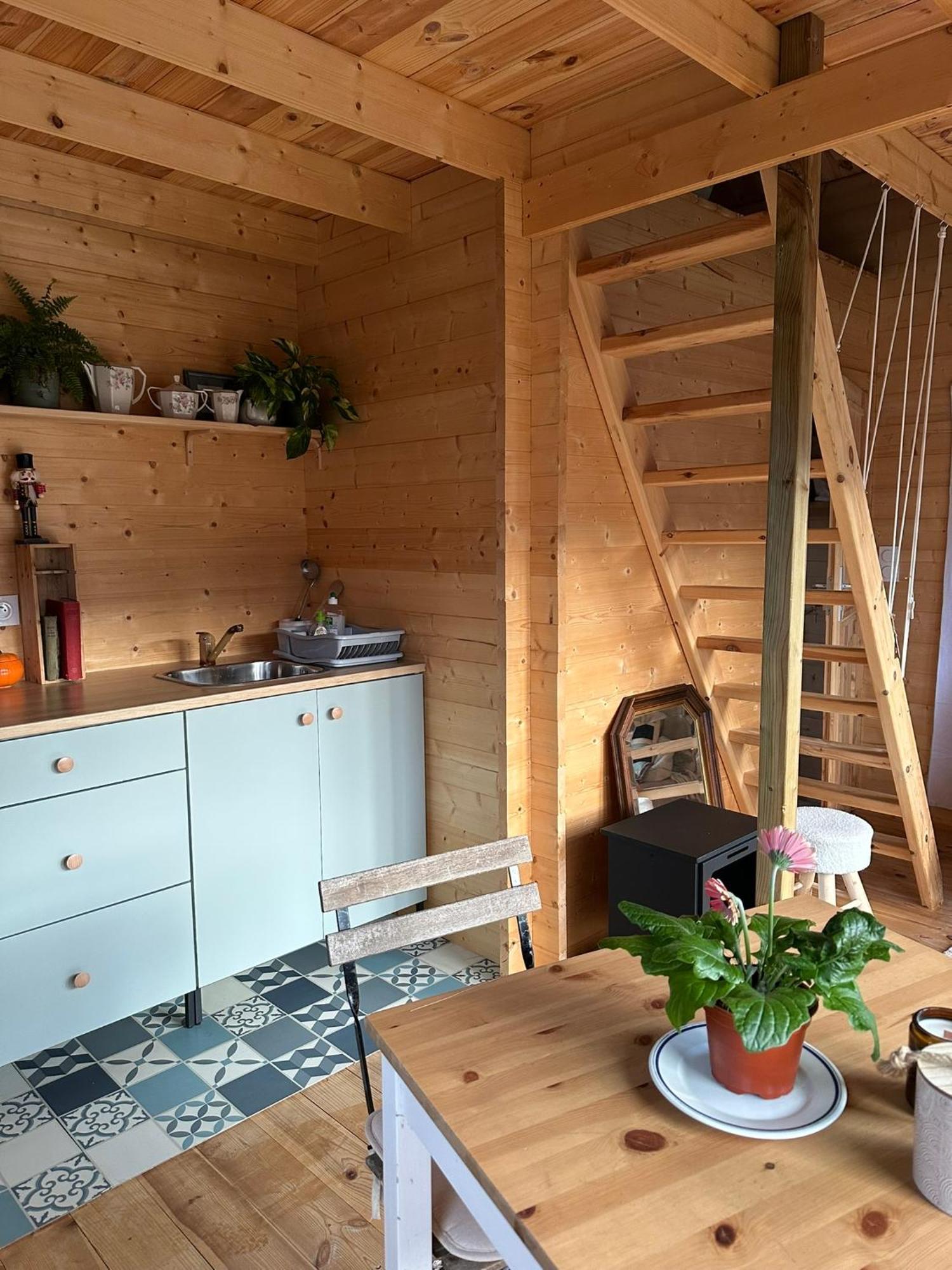 Maison En Bois 1 Chambre 4 Couchages Type Tiny House Granville Buitenkant foto