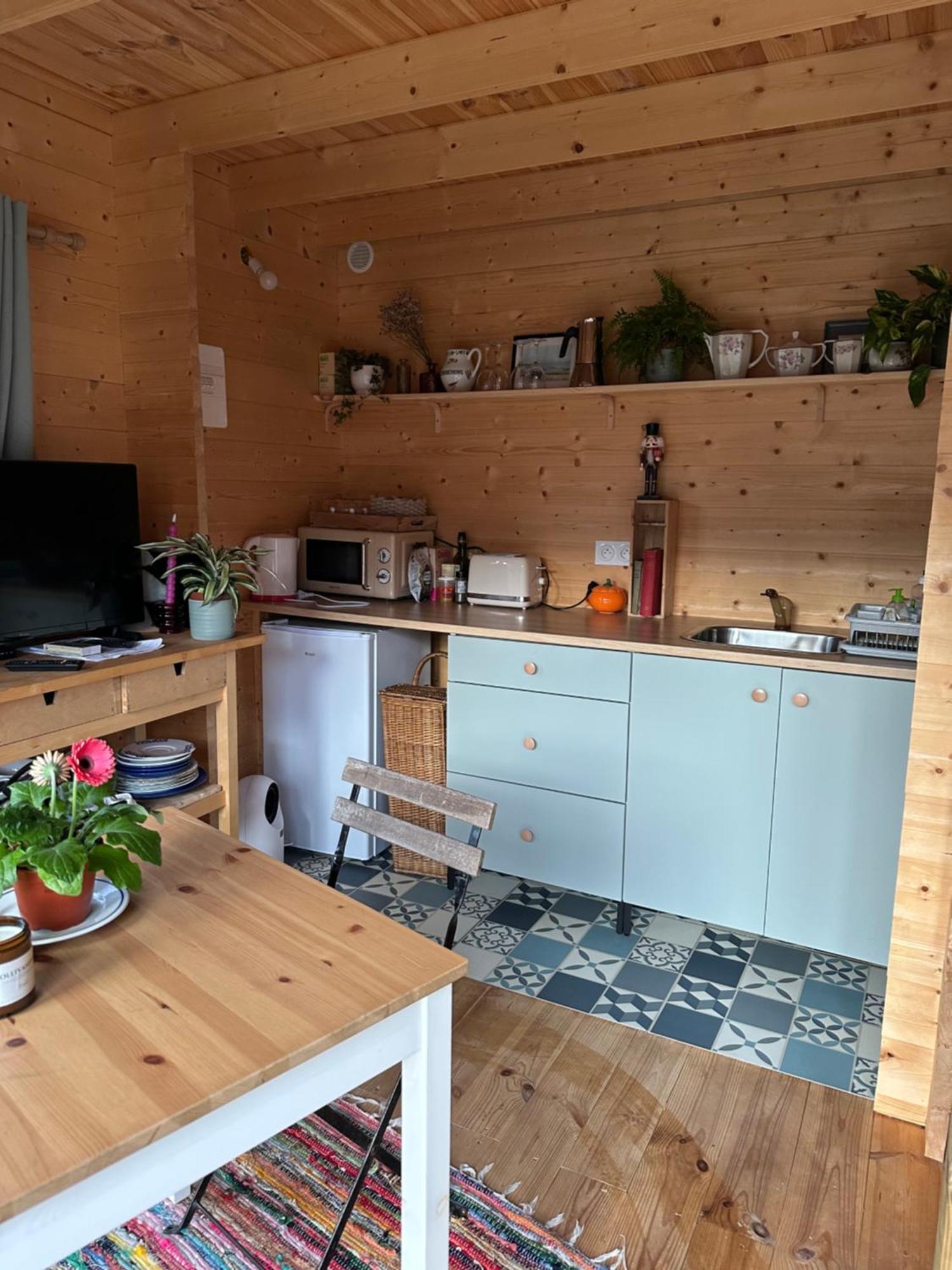 Maison En Bois 1 Chambre 4 Couchages Type Tiny House Granville Buitenkant foto