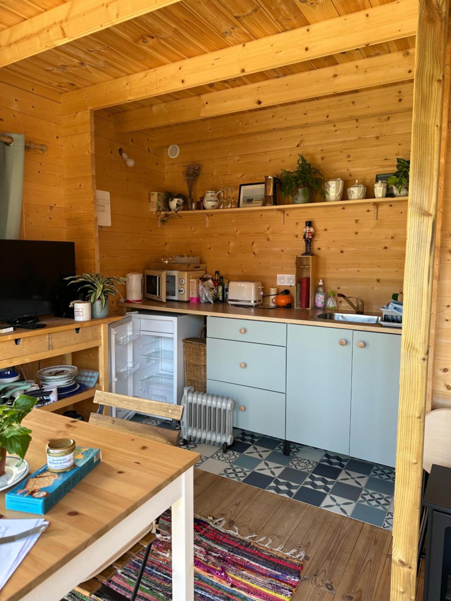 Maison En Bois 1 Chambre 4 Couchages Type Tiny House Granville Buitenkant foto